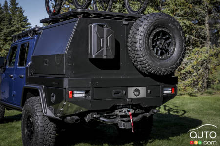 Jeep Top Dog, arrière